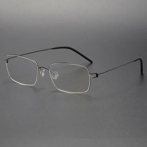 Denmark Brand Pure Titanium Eyeglasses Screwless Men Women Optical Glasses Frame Myopia Eyewear Ultralight Prescription Reading
