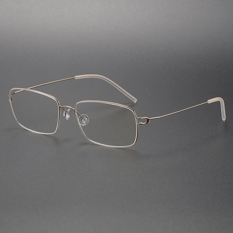 Denmark Brand Pure Titanium Eyeglasses Screwless Men Women Optical Glasses Frame Myopia Eyewear Ultralight Prescription Reading