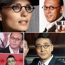 Load image into Gallery viewer, Denmark Brand Retro Round Design Glasses Frame Men Women Acetate Titanium Eyeglasses Original Quality Korean Spectacles Eyewear