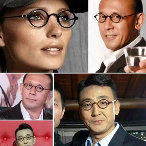 Denmark Brand Retro Round Design Glasses Frame Men Women Acetate Titanium Eyeglasses Original Quality Korean Spectacles Eyewear