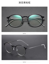 Load image into Gallery viewer, Denmark Brand Retro Round Titanium Glasses Frame Men Screwless Ultralight Eyewear Women Optical Prescription Eyeglasses 6541