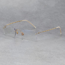 Load image into Gallery viewer, Denmark Brand Rimless Glasses Frame Men Women Pure Titanium Frameless Ultralight Eyeglasses Prescription Myopia Spectacles
