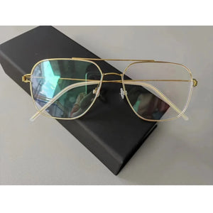 Denmark Brand Screwless Eyewear Ultralight Titanium Glasses Frame Men Women Double Beam Square Optical Eyeglasses Blue Light Len