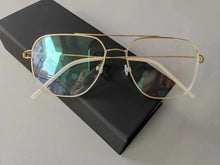 Load image into Gallery viewer, Denmark Brand Screwless Eyewear Ultralight Titanium Glasses Frame Men Women Double Beam Square Optical Eyeglasses Blue Light Len