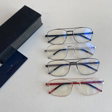 Load image into Gallery viewer, Denmark Brand Square Double Beam Glasses Frame Men Women Ultra-light Prescription Myopia No Screw Eyeglasses Frame Gafas 9618