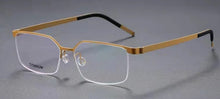 Load image into Gallery viewer, Denmark Brand Titanium Glasses Frame Men Square Screwless Ultralight Prescription Eyeglasses Women Optical Eyewear Classic 7422