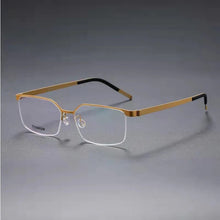 Load image into Gallery viewer, Denmark Brand Titanium Glasses Frame Men Square Screwless Ultralight Prescription Eyeglasses Women Optical Eyewear Classic 7422