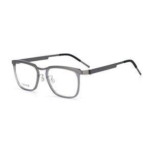 Denmark Brand Titanium Glasses Frame Men Ultralight Square Myopia Prescription Eyeglasses Women Screwless Optical Eyewear 9908