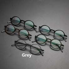 Load image into Gallery viewer, Denmark Brand Titanium Glasses Frame Men Women Retro Round Myopia Optical Eyewear Screwless Prescription Eyeglasses Frame 1810