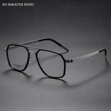 Load image into Gallery viewer, Denmark Brand Titanium Glasses Frame Men Women Square Screwless Prescription Eyeglasses Optical Myopia Spectacle Eyewear 9753