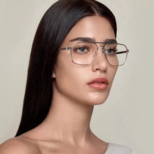 Load image into Gallery viewer, Denmark Brand Titanium Glasses Frame Men Women Square Screwless Prescription Eyeglasses Optical Myopia Spectacle Eyewear 9753