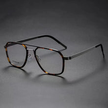 Load image into Gallery viewer, Denmark Brand Titanium Glasses Frame Men Women Square Screwless Prescription Eyeglasses Optical Myopia Spectacle Eyewear 9753