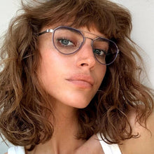 Load image into Gallery viewer, Denmark Brand Titanium Pilot Prescription Eyeglasses Frame Men Retro Round Optical Glasses Frame Women Vintage Screwless Eyewear