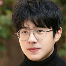 Load image into Gallery viewer, Denmark Brand Titanium Pilot Prescription Eyeglasses Frame Men Retro Round Optical Glasses Frame Women Vintage Screwless Eyewear