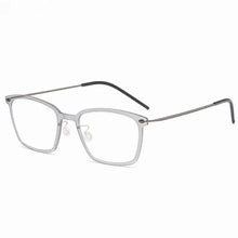 Load image into Gallery viewer, Denmark Brand Titanium Prescription Eyeglasses 6536 Square Ultralight Screwless Glasses Frame Men Women Myopia Optical Spectacle