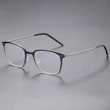 Load image into Gallery viewer, Denmark Brand Titanium Prescription Eyeglasses 6536 Square Ultralight Screwless Glasses Frame Men Women Myopia Optical Spectacle