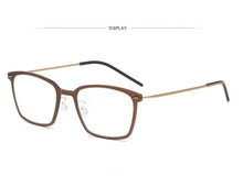Load image into Gallery viewer, Denmark Brand Titanium Prescription Eyeglasses 6536 Square Ultralight Screwless Glasses Frame Men Women Myopia Optical Spectacle
