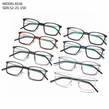 Load image into Gallery viewer, Denmark Brand Titanium Prescription Eyeglasses 6536 Square Ultralight Screwless Glasses Frame Men Women Myopia Optical Spectacle