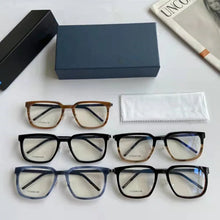 Load image into Gallery viewer, Denmark Brand Titanium Screwless Glasses Frame Ultralight Men Business Square Prescription Eyeglasses Women Optical Eyewear 1258