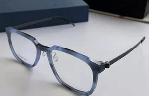 Denmark Brand Titanium Screwless Glasses Frame Ultralight Men Business Square Prescription Eyeglasses Women Optical Eyewear 1258
