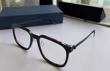 Load image into Gallery viewer, Denmark Brand Titanium Screwless Glasses Frame Ultralight Men Business Square Prescription Eyeglasses Women Optical Eyewear 1258
