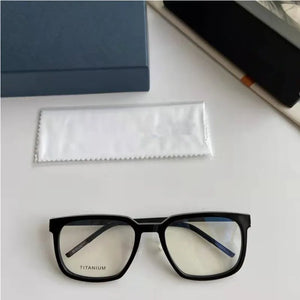 Denmark Brand Titanium Screwless Glasses Frame Ultralight Men Business Square Prescription Eyeglasses Women Optical Eyewear 1258