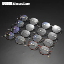 Carica l&#39;immagine nel visualizzatore di Gallery, Denmark Eyeglasses Titanium Screwless Glasses Frame Women Polygon 6582 Prescription Myopia Optical Spectacle Eyewear Ultralight