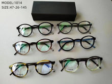 Carica l&#39;immagine nel visualizzatore di Gallery, Denmark Titanium Glasses Frame 1014 Men Women Retro Round Optical Prescription Eyeglasses Spectacles Screwless Myopia Eyewear