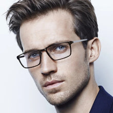 Load image into Gallery viewer, Denmark Titanium Optical Glass Frame Men Ultralight Square Myopia Prescription Eyeglasses 2019 Male Metal Full Screwless Eyewear
