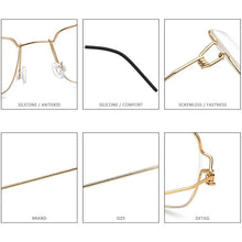Load image into Gallery viewer, Denmark Titanium Rim Square Glasses Frame Business Men   Eyewear No Screw Handmade Myopia Optical Eyeglasses Frames