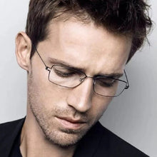 Load image into Gallery viewer, Denmark Titanium Rim Square Glasses Frame Business Men   Eyewear No Screw Handmade Myopia Optical Eyeglasses Frames