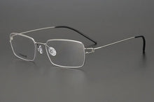 Load image into Gallery viewer, Denmark Titanium Rim Square Glasses Frame Business Men   Eyewear No Screw Handmade Myopia Optical Eyeglasses Frames