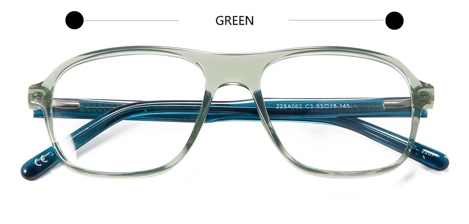 Designer Acetate Tortoise Pilot Glasses Frame Optical Men'S Eyeglasses For Women Spring Hinge Prescription Eyewear Frames