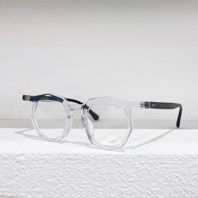 Designer Eyeglasses Frames for Men Myopia Reading Women Personalized Eyewear 76806 Irregular Frame Spectacle Frames Women