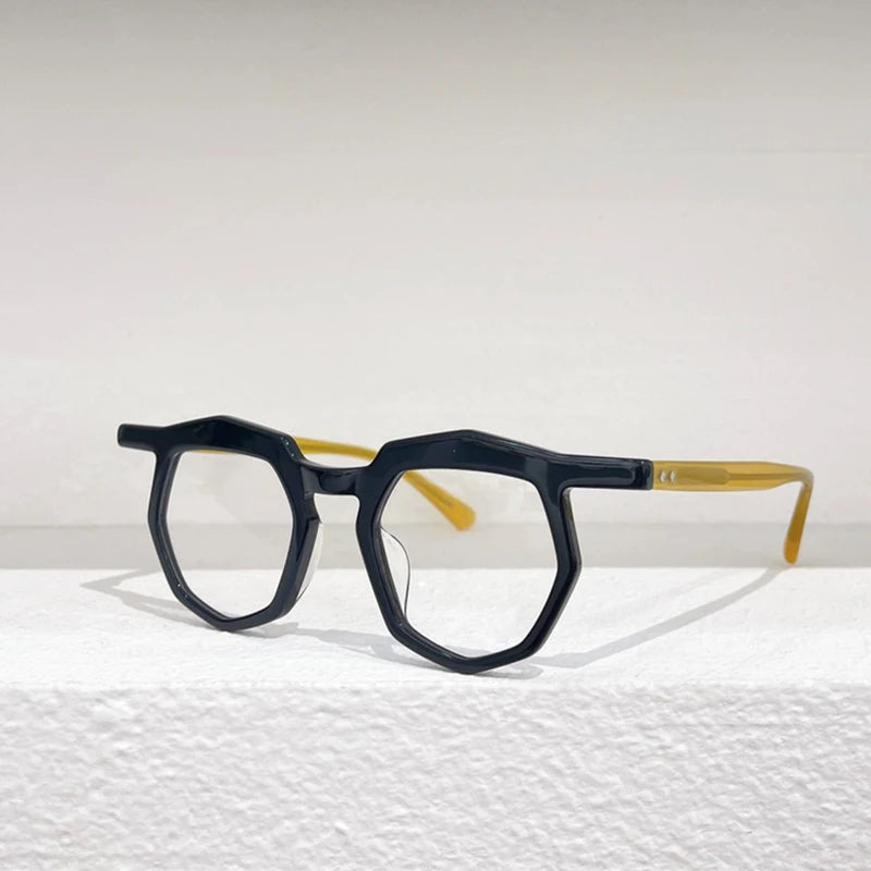 Designer Eyeglasses Frames for Men Myopia Reading Women Personalized Eyewear 76806 Irregular Frame Spectacle Frames Women