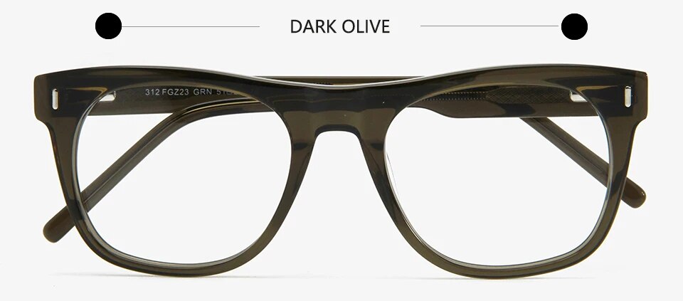 Designer Men'S Glasses Frame Eyebrow Line Acetate Square Prescription Myopia Glasses Optical For Man Women Lentes Para Hombre