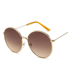 Carica l'immagine nel visualizzatore di Gallery, Designer Round Sunglasses for Women Female Retro Metal Frame Sexy Ladies UV400 Glasses Vintage Shades Women/Men Vintage Oculos