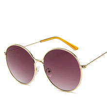 Carica l'immagine nel visualizzatore di Gallery, Designer Round Sunglasses for Women Female Retro Metal Frame Sexy Ladies UV400 Glasses Vintage Shades Women/Men Vintage Oculos