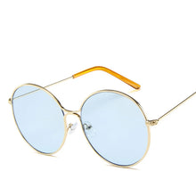 Carica l'immagine nel visualizzatore di Gallery, Designer Round Sunglasses for Women Female Retro Metal Frame Sexy Ladies UV400 Glasses Vintage Shades Women/Men Vintage Oculos