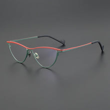 Load image into Gallery viewer, Designer&#39;s  Ultra-Personalized Color Cat Eye Glasses Frame Men Women Retro  Myopia Reading Eyeglasses Blue Light Gafas