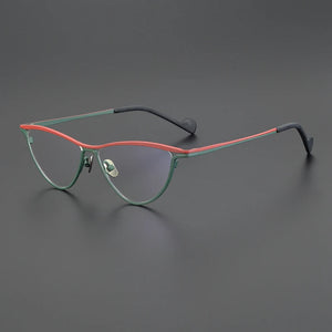 Designer's  Ultra-Personalized Color Cat Eye Glasses Frame Men Women Retro  Myopia Reading Eyeglasses Blue Light Gafas