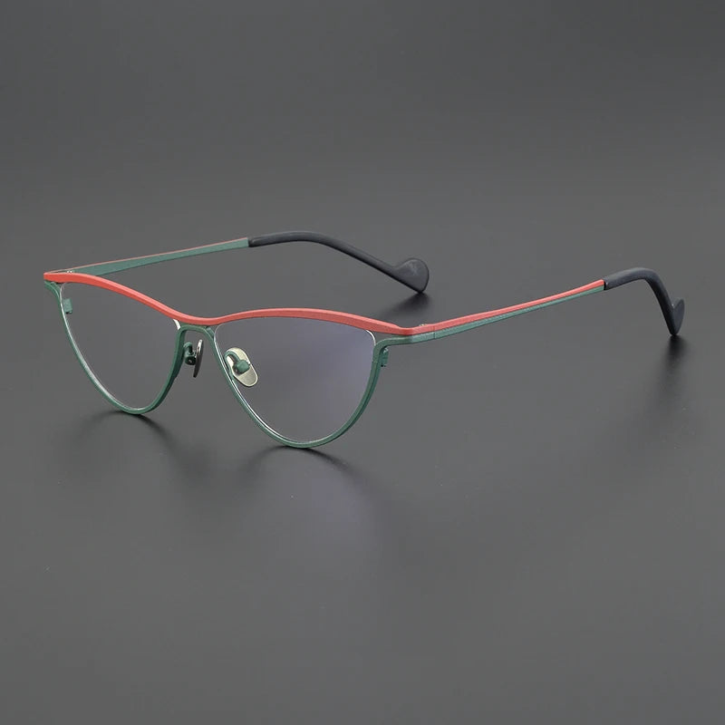 Designer's  Ultra-Personalized Color Cat Eye Glasses Frame Men Women Retro  Myopia Reading Eyeglasses Blue Light Gafas