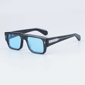Devoto Square JMM Sunglasses Made in Japan Luxury Handcraft Luxury Eyeglasses for Men and Women with Thick Acetate