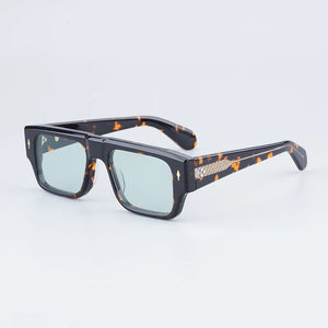 Devoto Square JMM Sunglasses Made in Japan Luxury Handcraft Luxury Eyeglasses for Men and Women with Thick Acetate