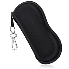 Carica l&#39;immagine nel visualizzatore di Gallery, Diving Material Glasses Bag with Hook Men Women Waterproof Solid Reading Optical Sunglasses Pouch Zipper Eyewear Accessories