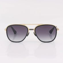 Load image into Gallery viewer, Double Bar metal frame oval sunglasses for men sunglasses  Gradient lens glasses Outdoor UV protection eyewear