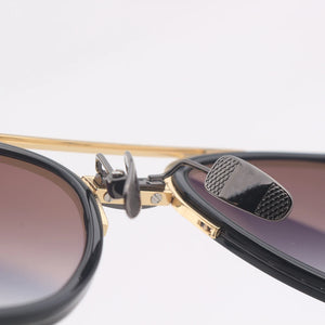 Double Bar metal frame oval sunglasses for men sunglasses  Gradient lens glasses Outdoor UV protection eyewear