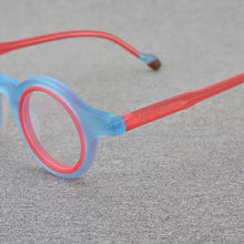 Load image into Gallery viewer, Double circle round glasses Men and women fashion color acetate optical glasses frame making prescription glasses for myopia