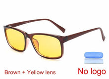 Load image into Gallery viewer, Anti-Blue Rays UV-Blocking Reduces Digital Eye Strain Clear YellowRegular Computer Gaming Glasses Oculos Eyeglasses