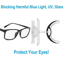 Load image into Gallery viewer, Anti-Blue Rays UV-Blocking Reduces Digital Eye Strain Clear YellowRegular Computer Gaming Glasses Oculos Eyeglasses